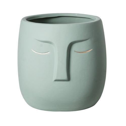 Restful Gaze Abstract Face Planter